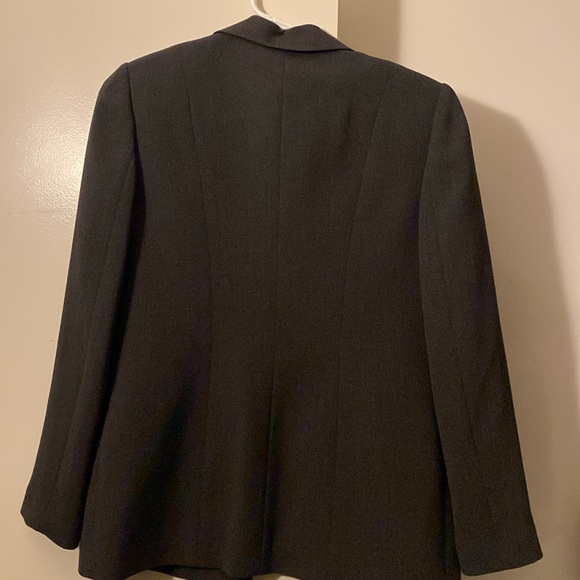 Petite Sophisticate Dark Gray Blazer - Picture 5 of 5